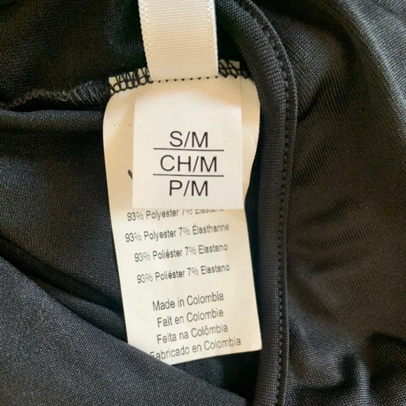 Black Bodycon Cutout Dress Long Sleeve Minimalist Chic Night Out Dress S/M - Picture 8 of 8